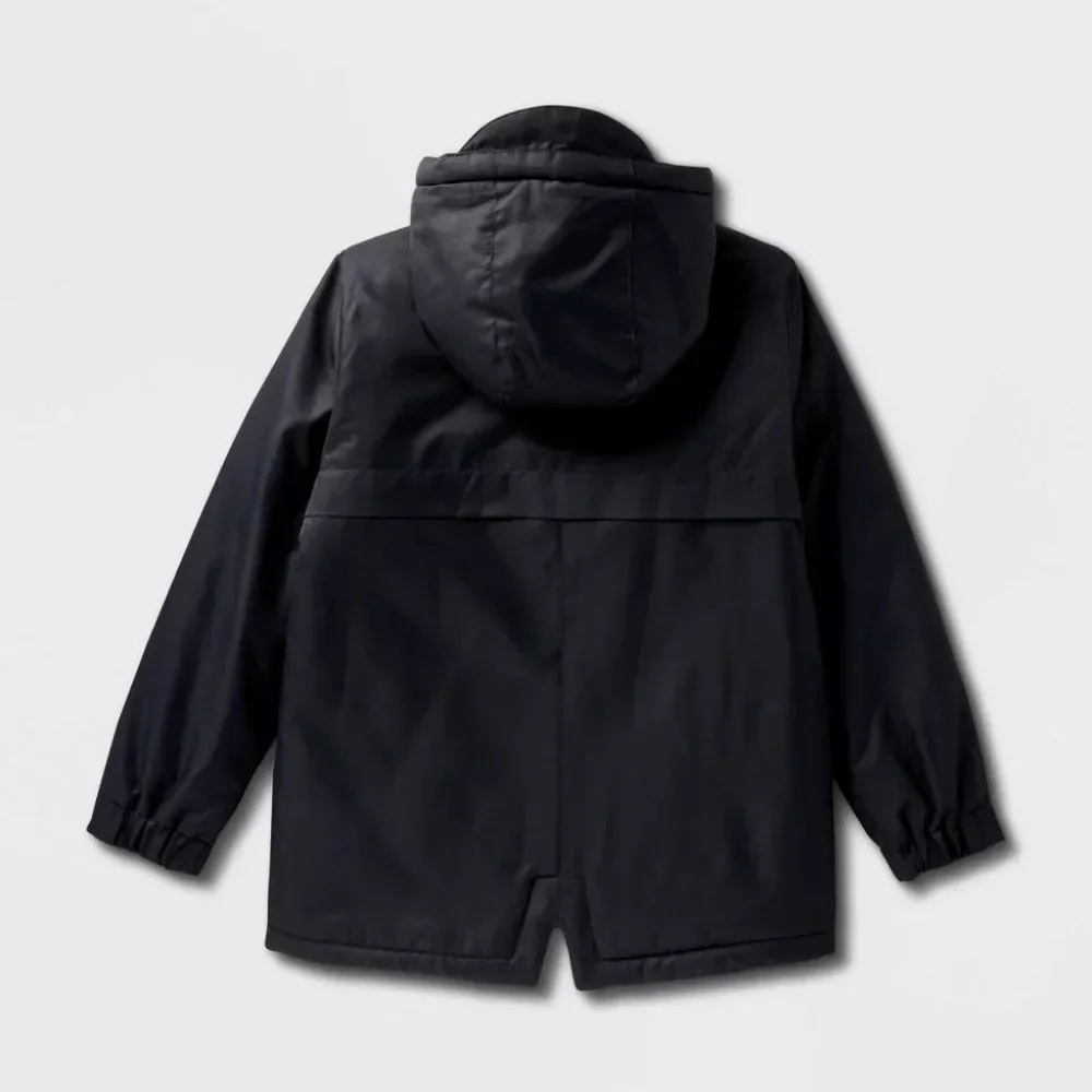 Cat & Jack - Kids' Playground Parka Jacket - Black
